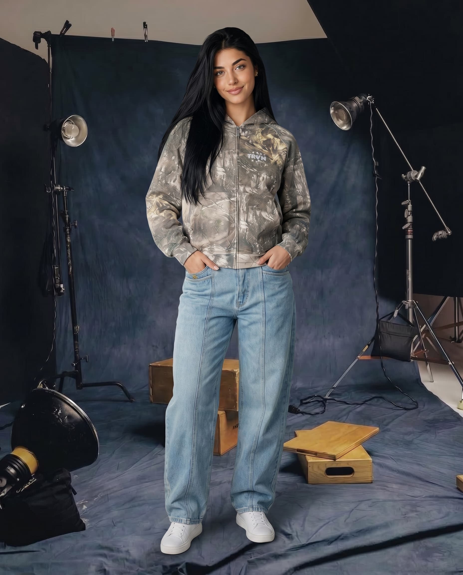 AI fashion lookbook — look 02