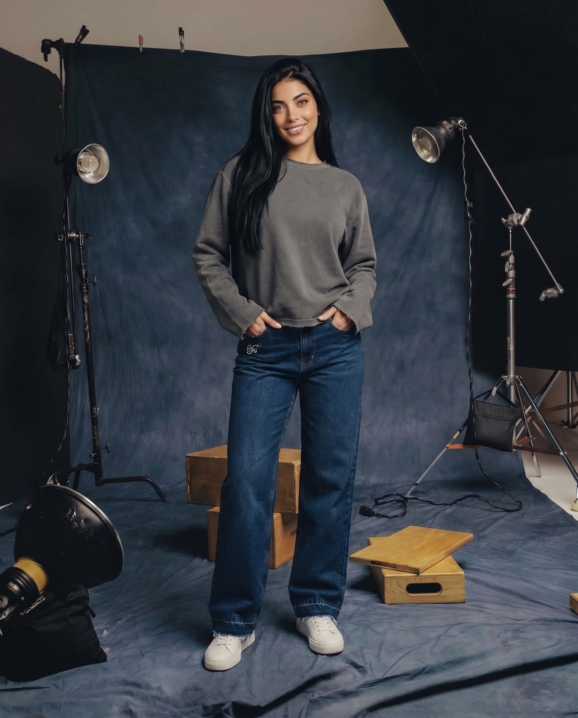 AI fashion lookbook — look 01
