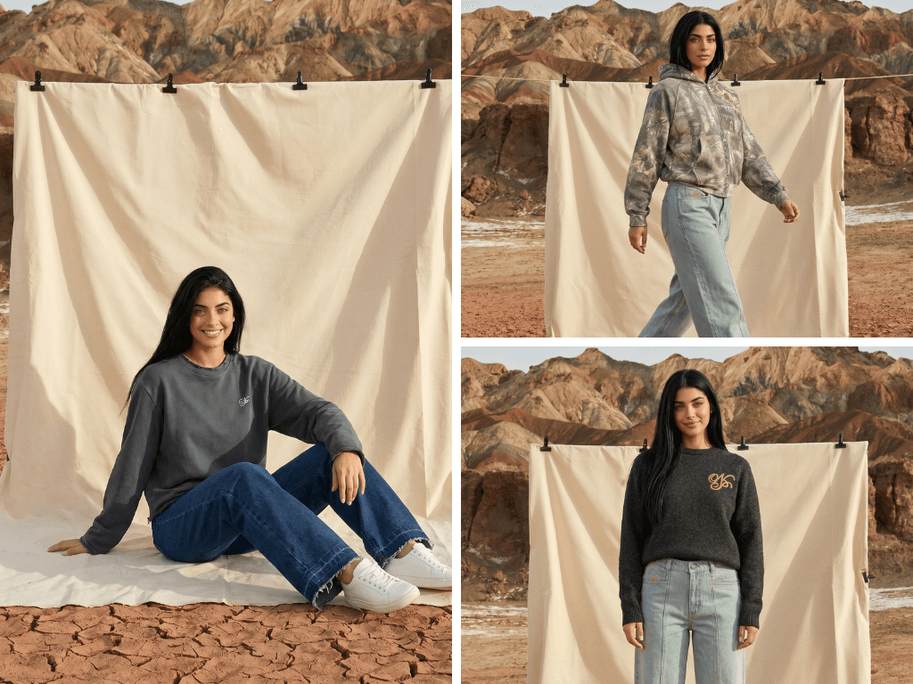 Generated lookbook frames